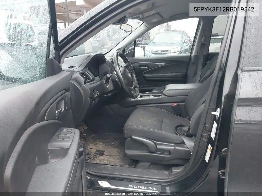 5FPYK3F12RB019542 2024 Honda Ridgeline Sport