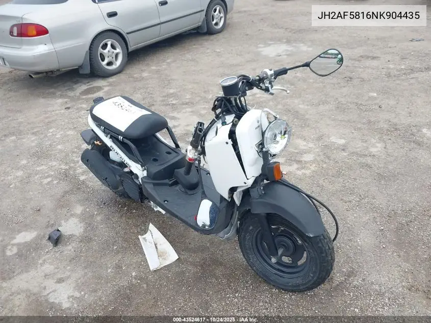 JH2AF5816NK904435 2022 Honda Nps50