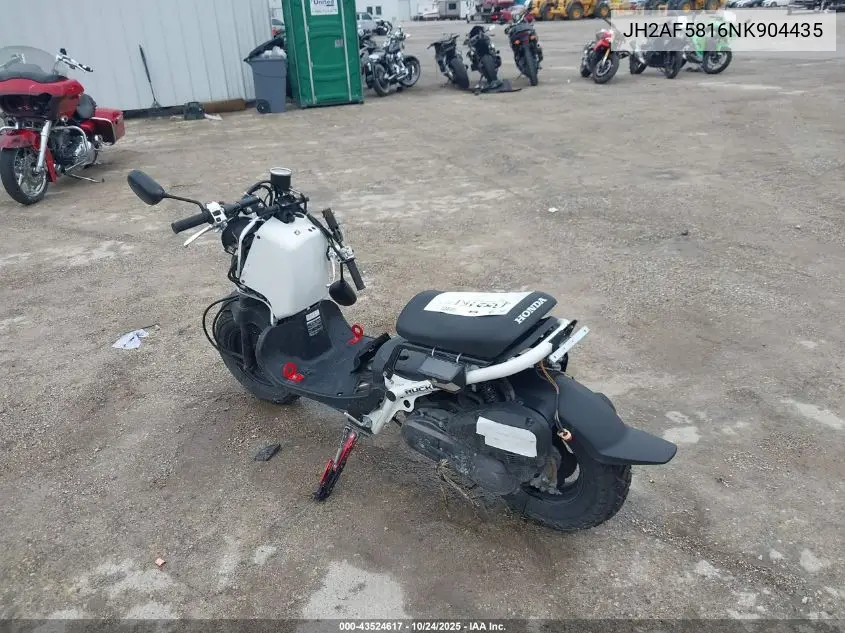 JH2AF5816NK904435 2022 Honda Nps50