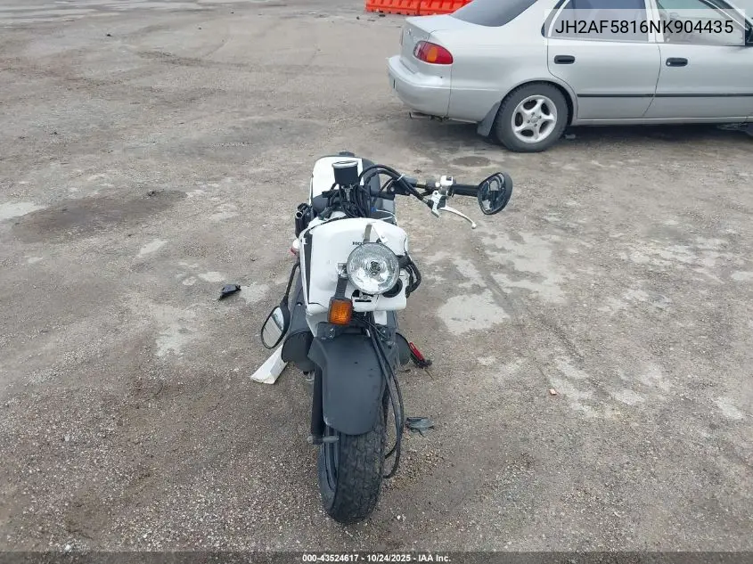 JH2AF5816NK904435 2022 Honda Nps50