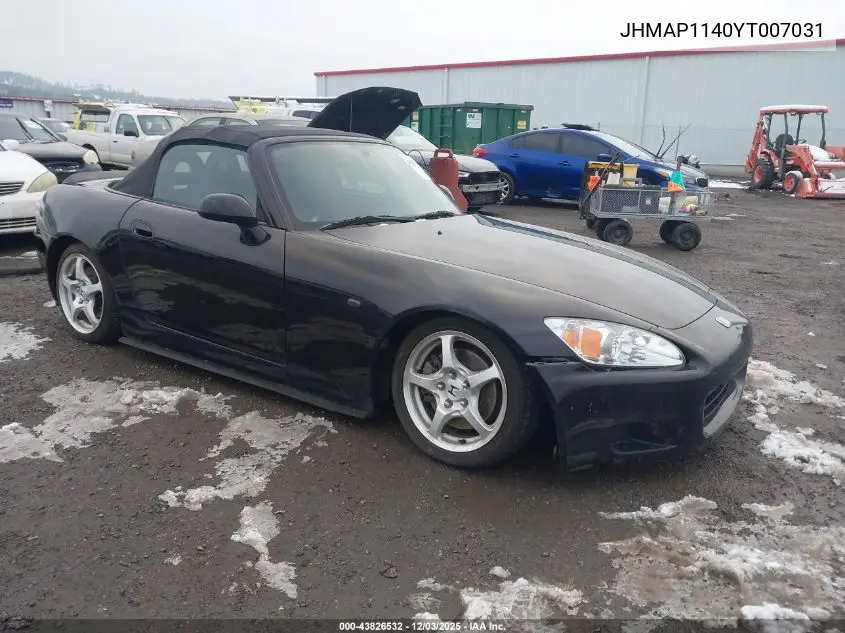 JHMAP1140YT007031 2000 Honda S2000