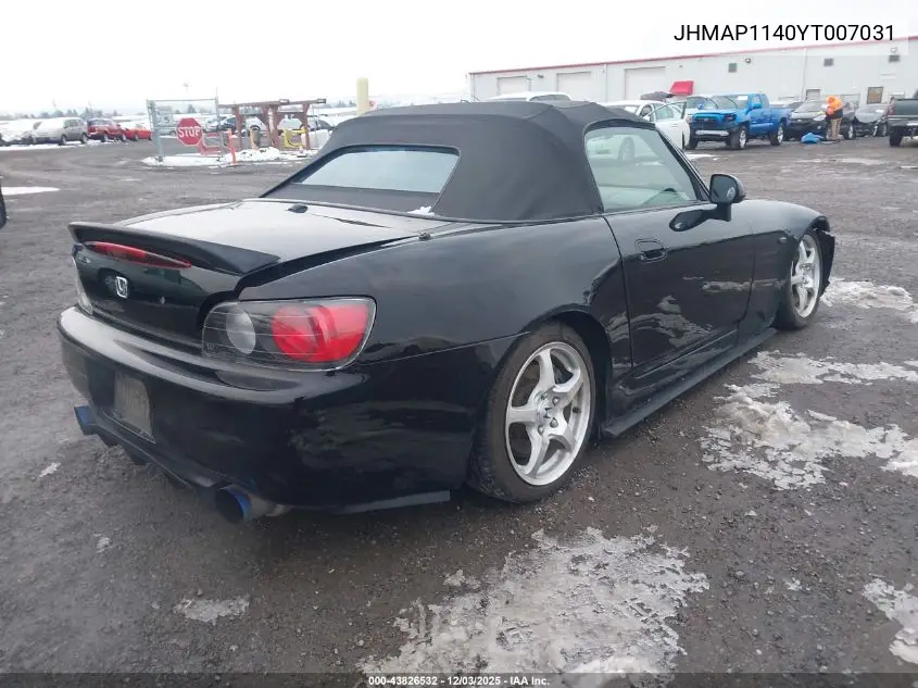 JHMAP1140YT007031 2000 Honda S2000