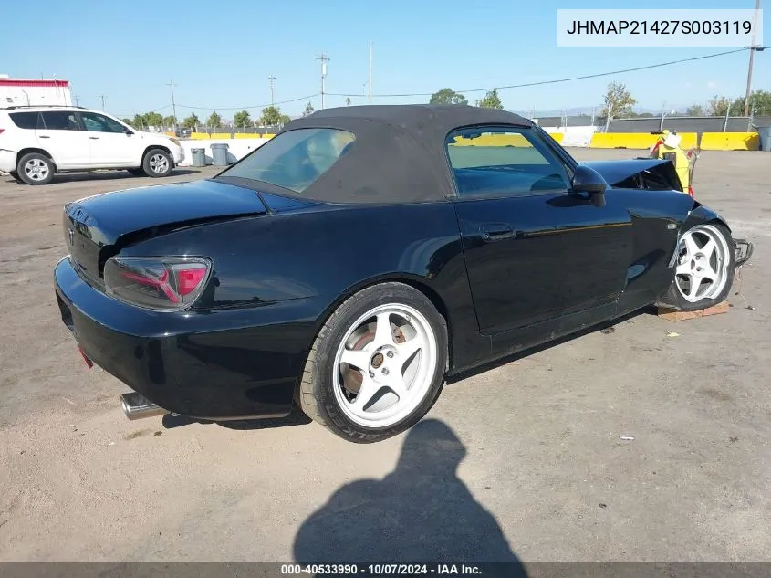 JHMAP21427S003119 2007 Honda S2000