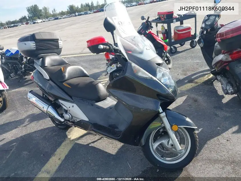 JH2PF01118K600344 2008 Honda Fsc600 D