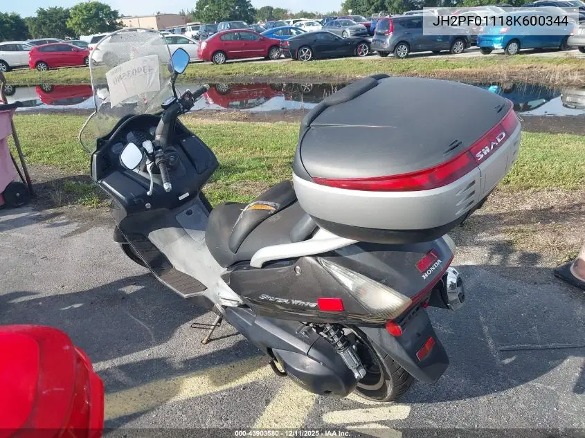 JH2PF01118K600344 2008 Honda Fsc600 D
