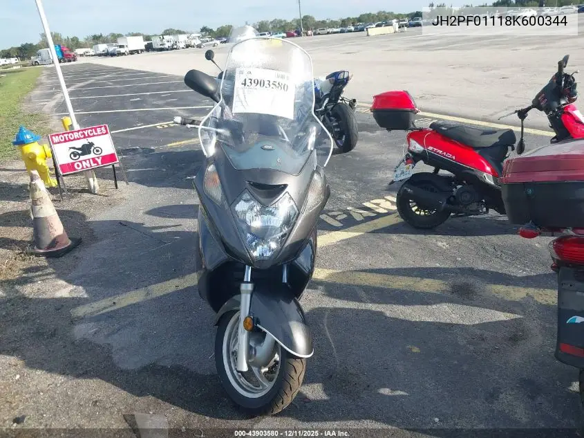 JH2PF01118K600344 2008 Honda Fsc600 D