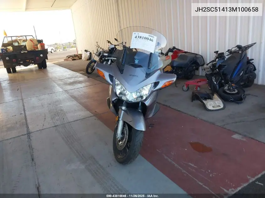JH2SC51413M100658 2003 Honda St1300 A
