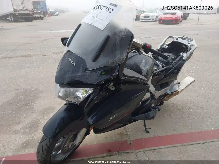 JH2SC5141AK800026 2010 Honda St1300 A