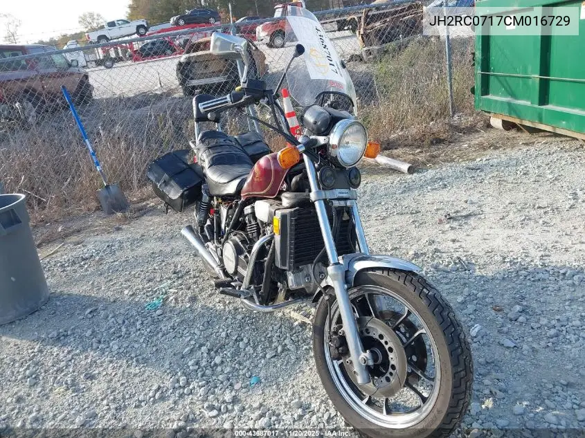 JH2RC0717CM016729 1982 Honda Vf750 C
