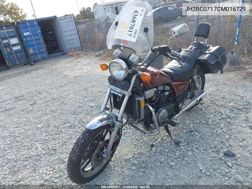 JH2RC0717CM016729 1982 Honda Vf750 C
