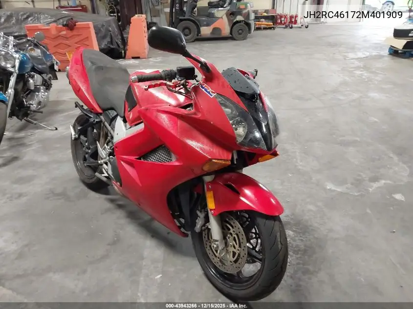JH2RC46172M401909 2002 Honda Vfr800