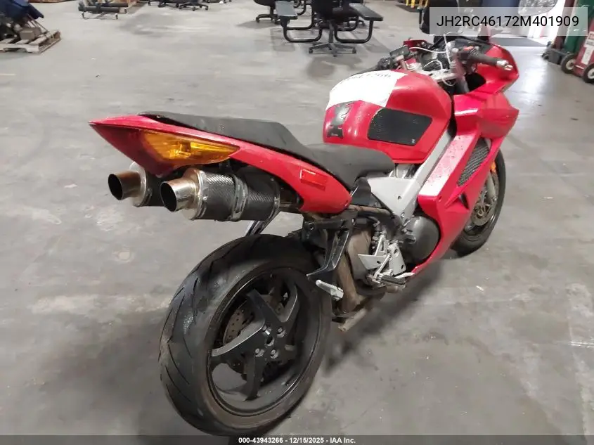JH2RC46172M401909 2002 Honda Vfr800
