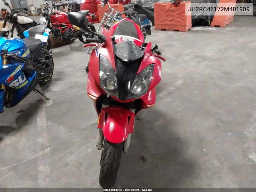 JH2RC46172M401909 2002 Honda Vfr800