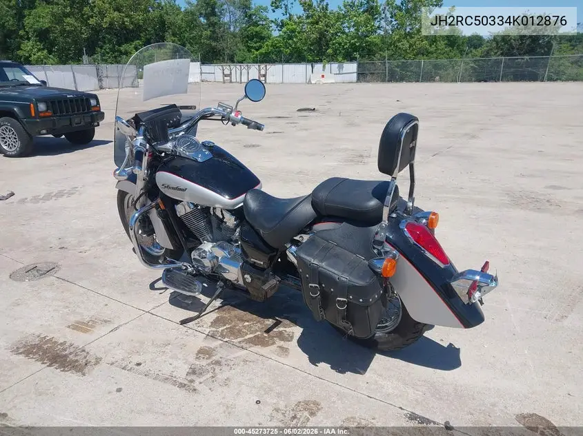 2004 Honda Vt750 Ca VIN: JH2RC50334K012876 Lot: 45273725