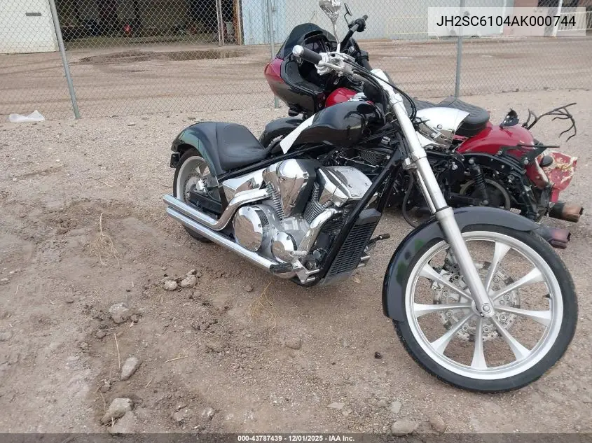JH2SC6104AK000744 2010 Honda Vt1300 Cx