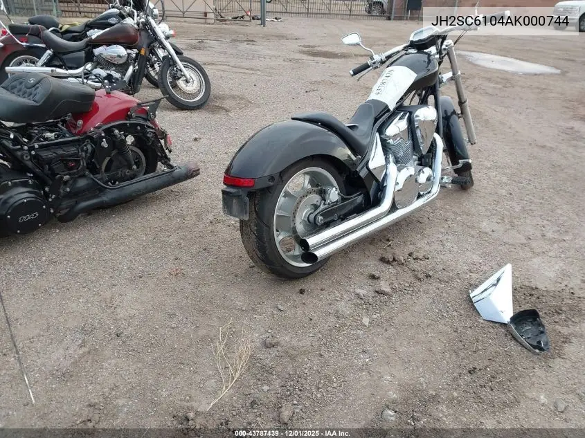 JH2SC6104AK000744 2010 Honda Vt1300 Cx