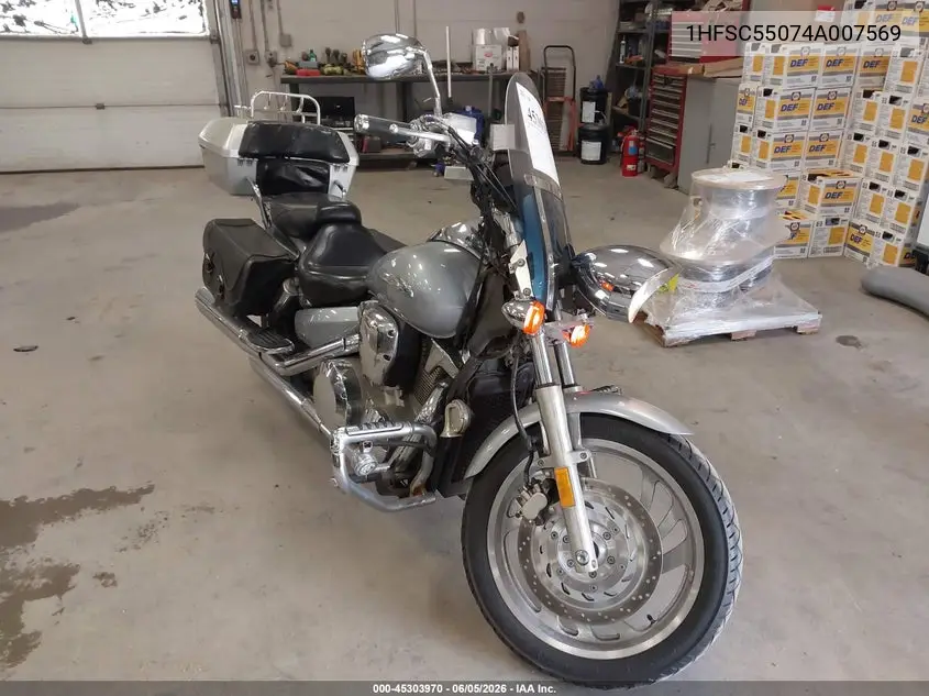 2004 Honda Vtx1300 C VIN: 1HFSC55074A007569 Lot: 45303970