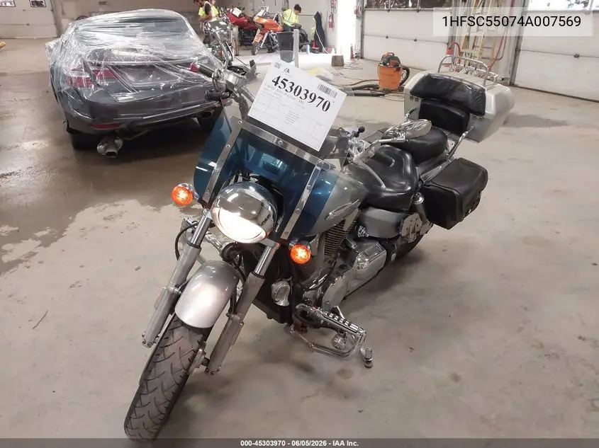 2004 Honda Vtx1300 C VIN: 1HFSC55074A007569 Lot: 45303970