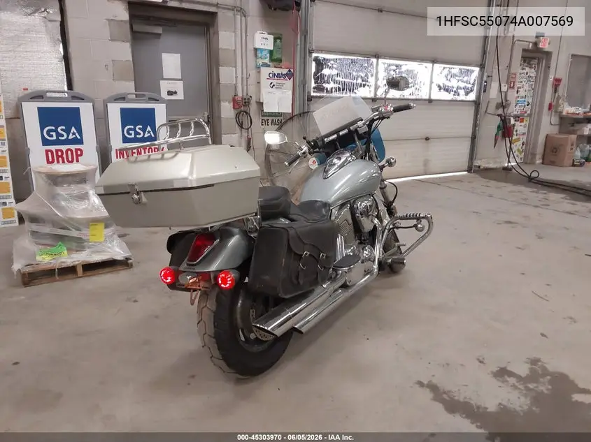 2004 Honda Vtx1300 C VIN: 1HFSC55074A007569 Lot: 45303970