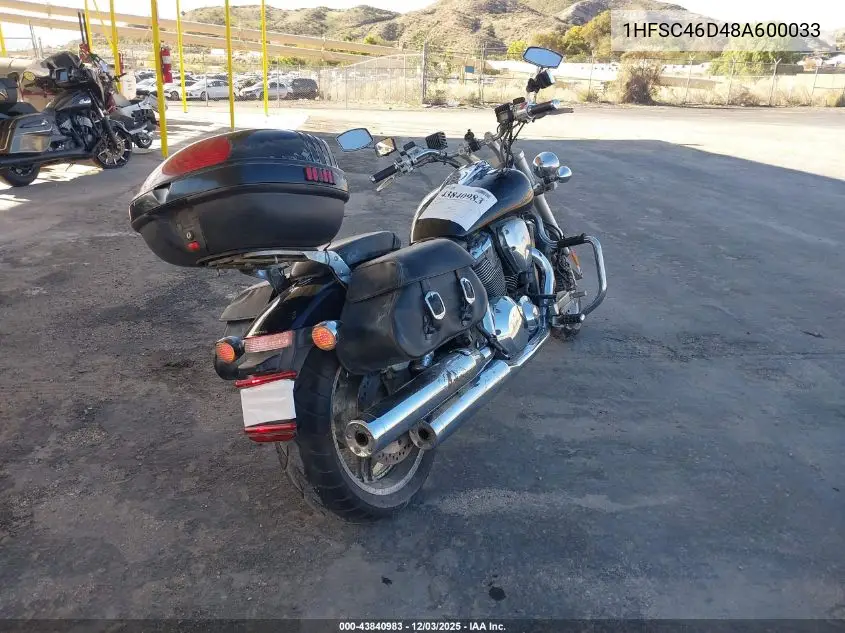 1HFSC46D48A600033 2008 Honda Vtx1800 F1