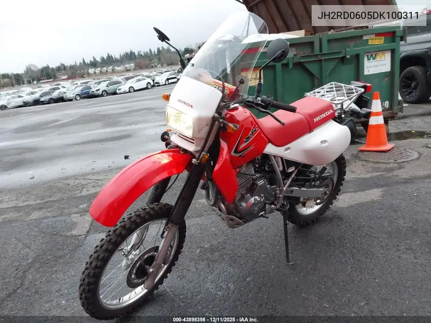 JH2RD0605DK100311 2013 Honda Xr650 L