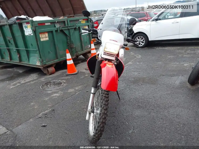 JH2RD0605DK100311 2013 Honda Xr650 L
