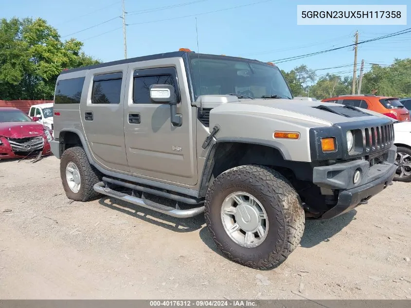 5GRGN23UX5H117358 2005 Hummer H2 Suv