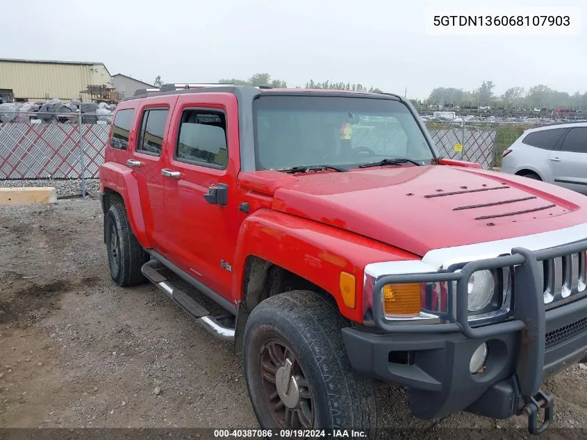 5GTDN136068107903 2006 Hummer H3 Suv