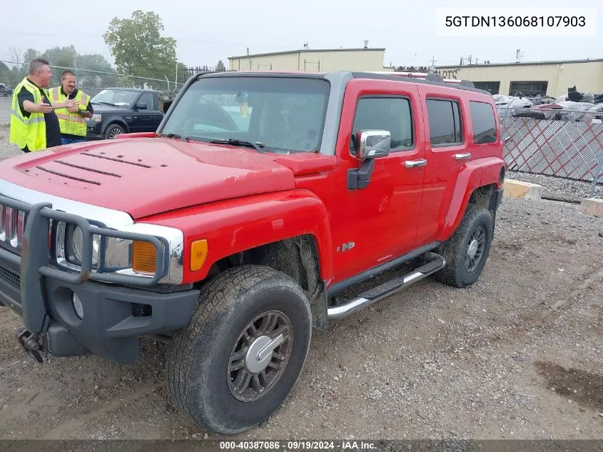 5GTDN136068107903 2006 Hummer H3 Suv