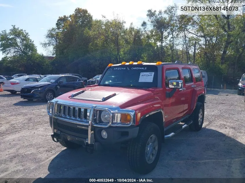 5GTDN136X68145073 2006 Hummer H3 Suv