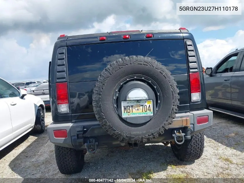 5GRGN23U27H110178 2007 Hummer H2 Suv