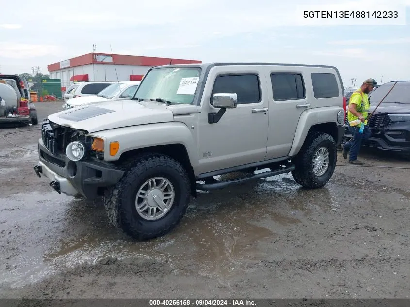 5GTEN13E488142233 2008 Hummer H3 Suv