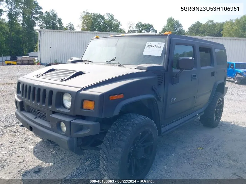 5GRGN23U53H106961 2003 Hummer H2