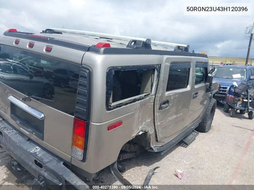 5GRGN23U43H120396 2003 Hummer H2