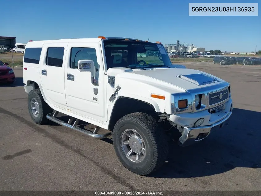 5GRGN23U03H136935 2003 Hummer H2