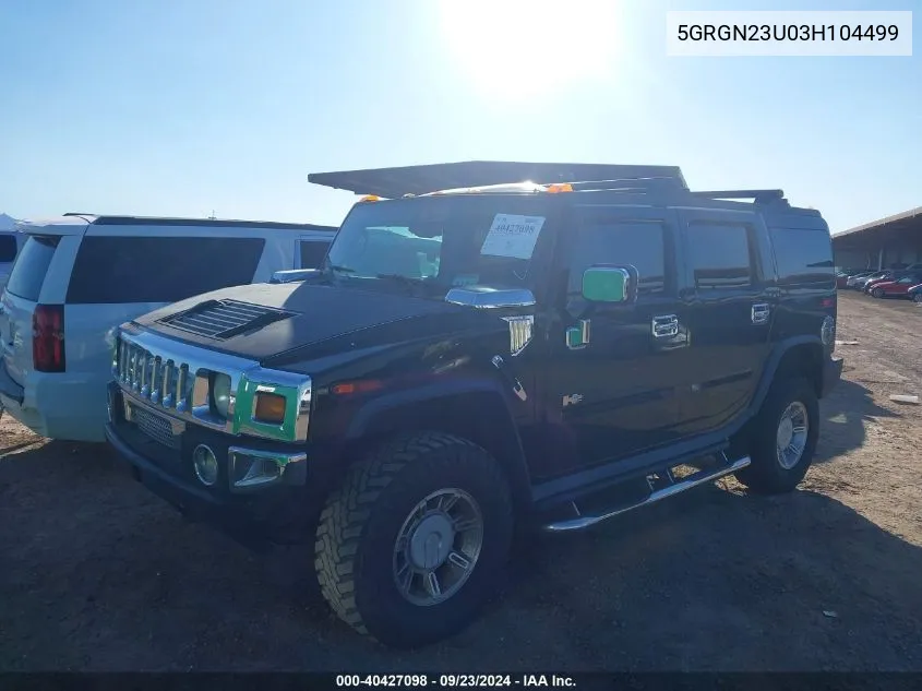 5GRGN23U03H104499 2003 Hummer H2