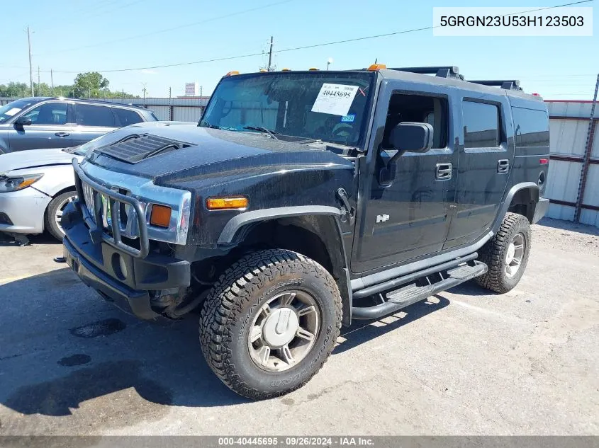 5GRGN23U53H123503 2003 Hummer H2