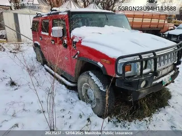 5GRGN23U94H113588 2004 Hummer H2