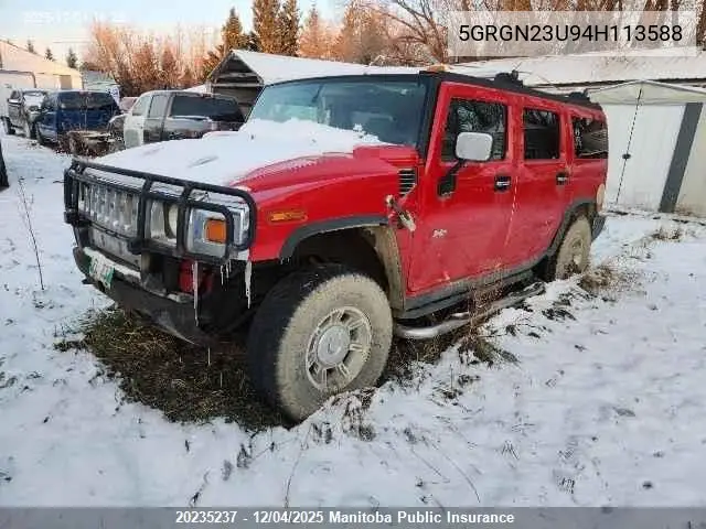 5GRGN23U94H113588 2004 Hummer H2