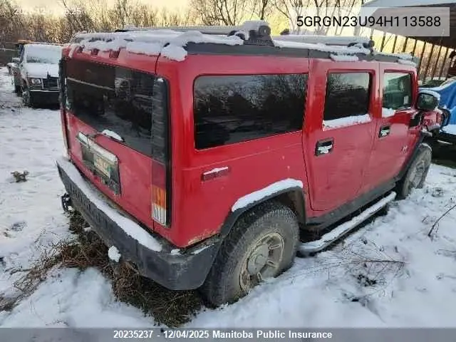 5GRGN23U94H113588 2004 Hummer H2