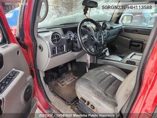 5GRGN23U94H113588 2004 Hummer H2