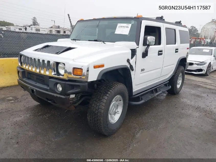 5GRGN23U54H117587 2004 Hummer H2