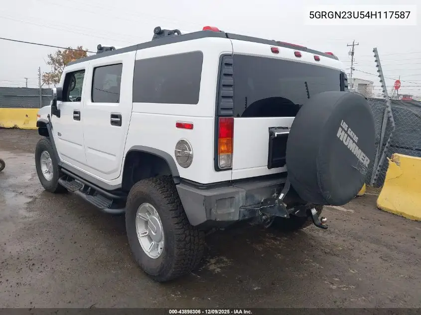 5GRGN23U54H117587 2004 Hummer H2
