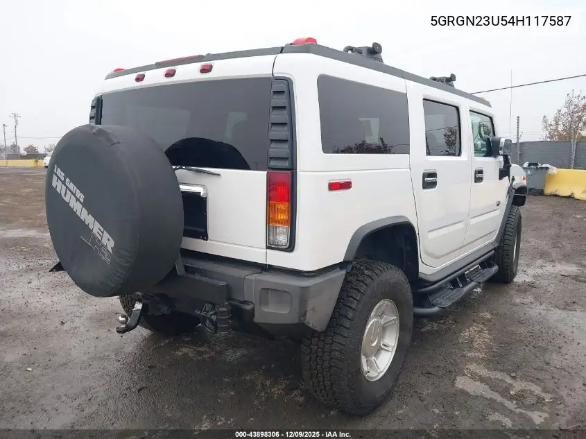 5GRGN23U54H117587 2004 Hummer H2