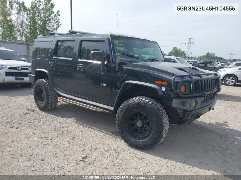 5GRGN23U45H104556 2005 Hummer H2