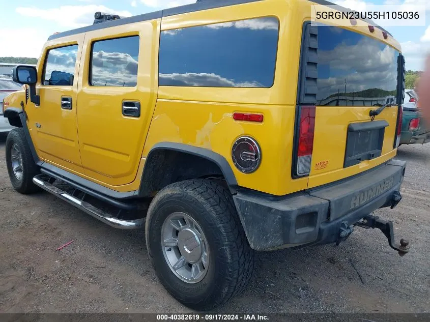 5GRGN23U55H105036 2005 Hummer H2 Suv