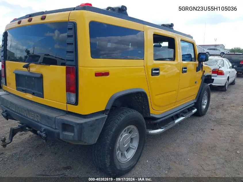 5GRGN23U55H105036 2005 Hummer H2 Suv