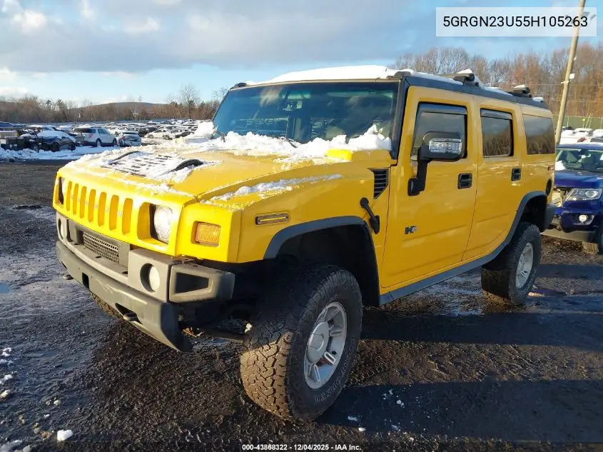 5GRGN23U55H105263 2005 Hummer H2 Suv