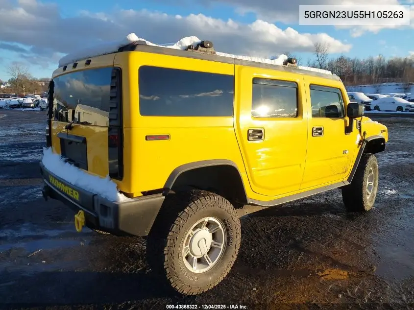 5GRGN23U55H105263 2005 Hummer H2 Suv