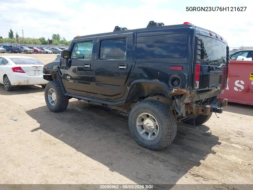 2006 Hummer H2 VIN: 5GRGN23U76H121627 Lot: 30090962